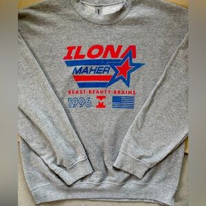 Ilona Maher Grey Olympic Sweatshirt size Medium